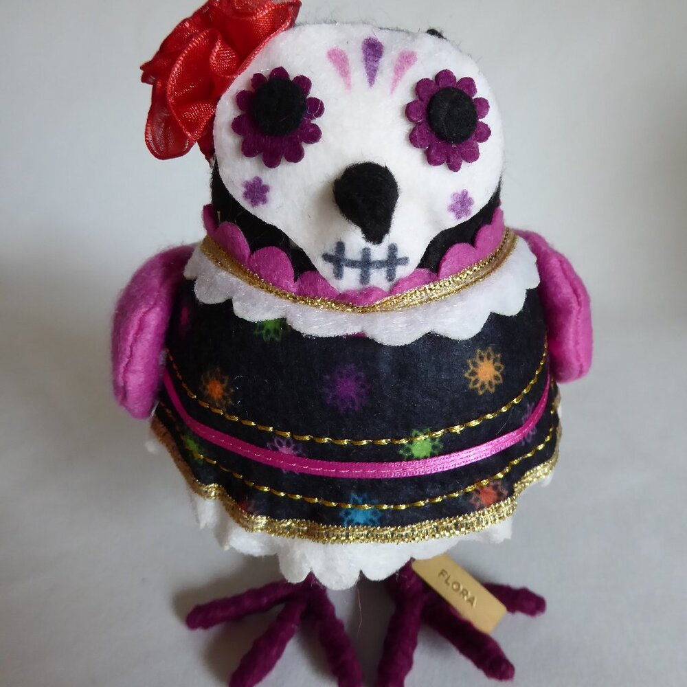 NEW 2018 TARGET HYDE & EEK DAY OF THE DEAD DIA DE LOS MUERTOS FELT BIRD LOT - Picture 7 of 12